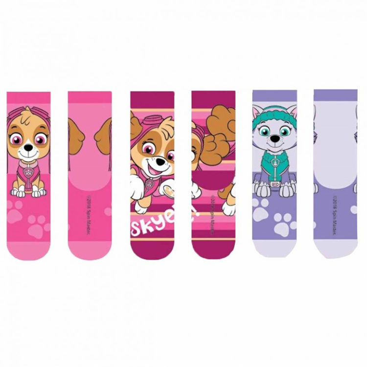 Picture of 881291 GIRLS DISNEY PAW PATROL ONE PAIR SOCKS